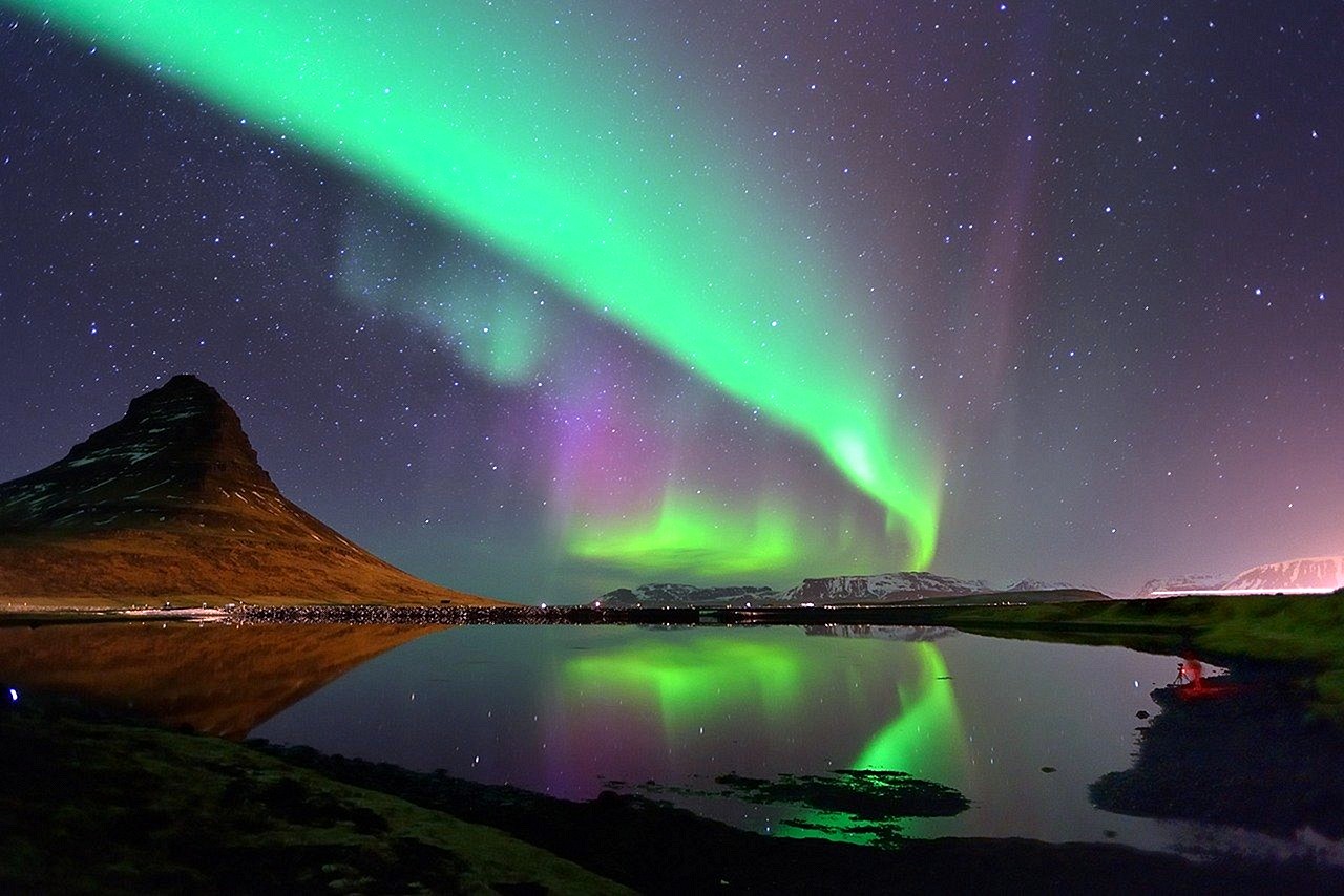 Исландия Северное сияние