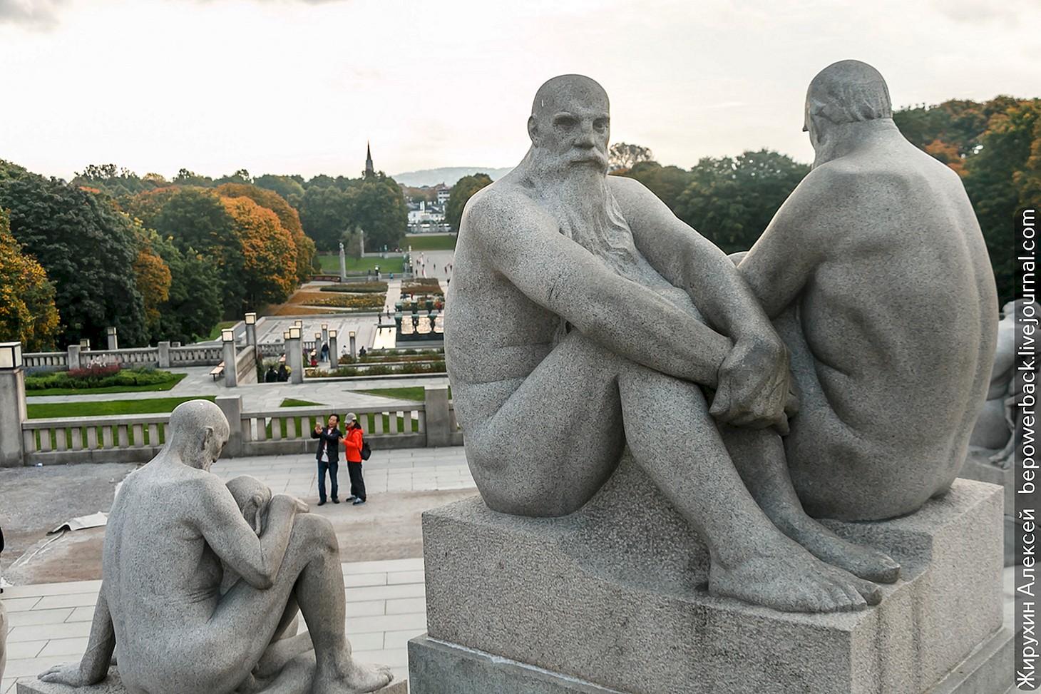 Парк скульптур в Осло Вигеланд