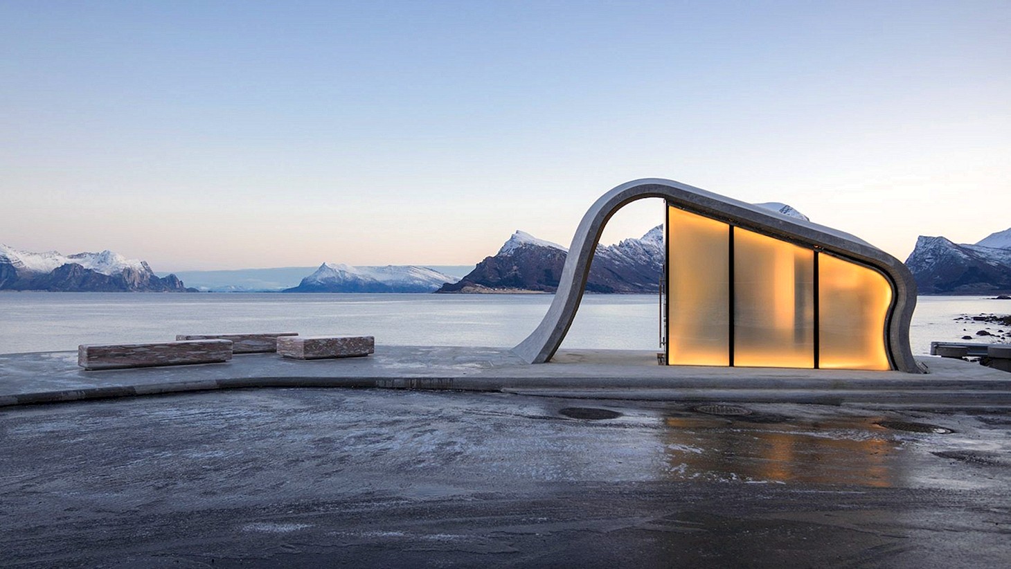 Самый красивый туалет в мире Норвегия
