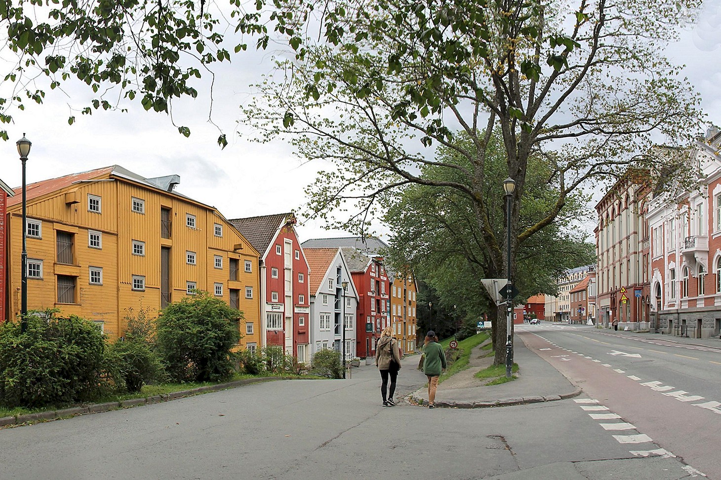 Тронхейм Норвегия улицы