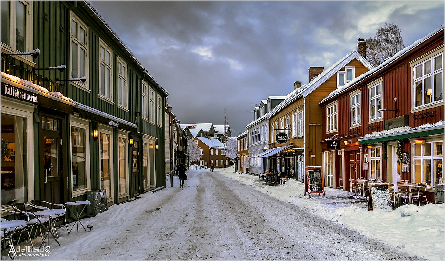 Тронхейм Норвегия зима