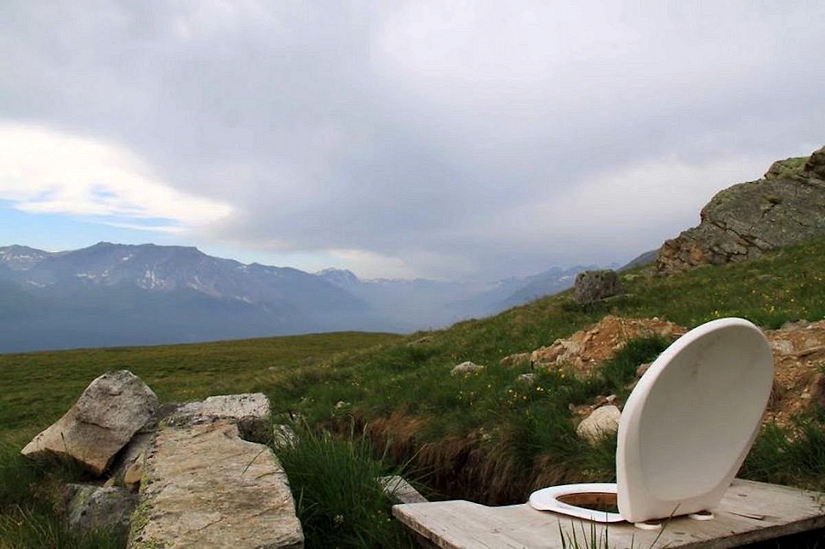Туалет в горах