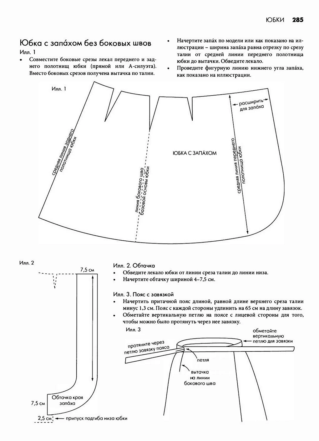 Юбка с запахом без боковых швов: выкройки, описание пошива, фото, видео мк