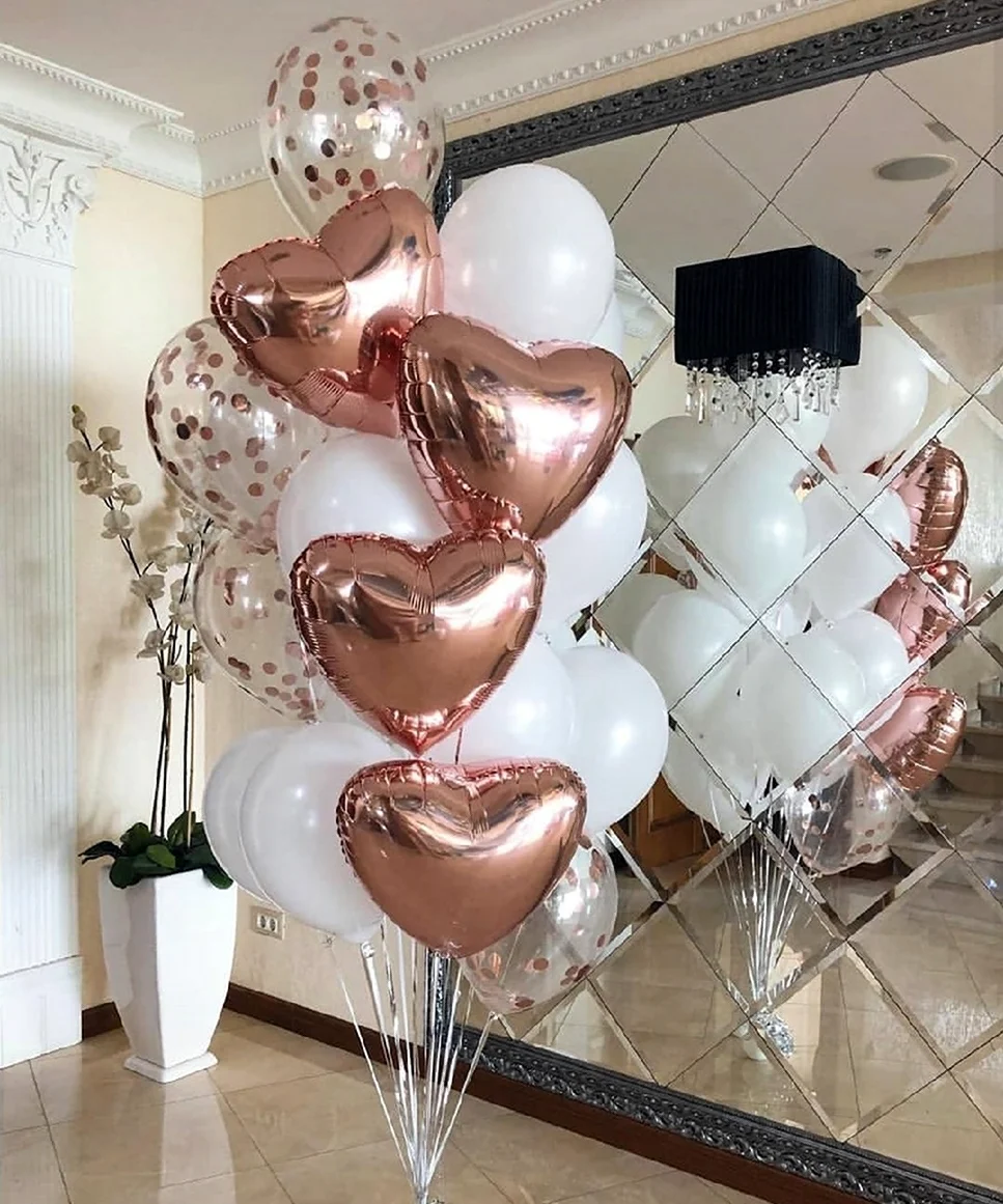 Композиции из воздушных шаров на свадьбу купить в Москве - SharLux